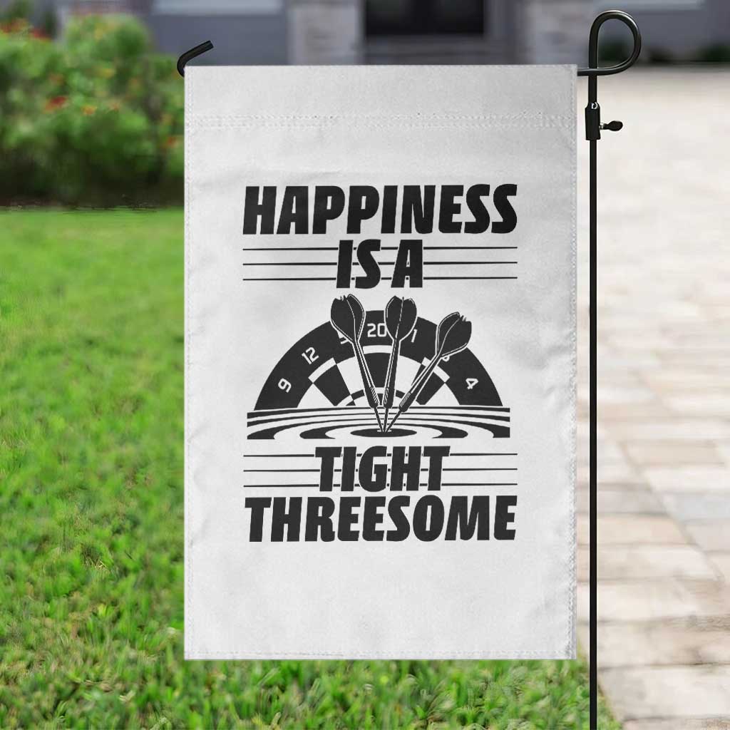 Dirty Joke Darts Gift Garden Flag Darts Happiness Is A Tight Threesome TS12 Print Your Wear