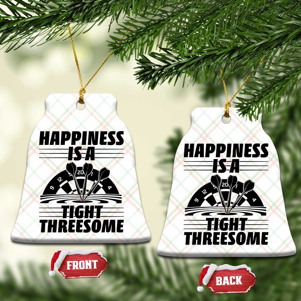 Dirty Joke Darts Gift Ceramic Ornament Darts Happiness Is A Tight Threesome TS12 Print Your Wear