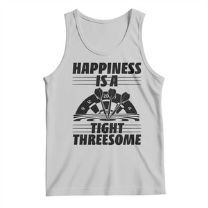 Dirty Joke Darts Gift Tank Top Darts Happiness Is A Tight Threesome TS12 Ash Print Your Wear