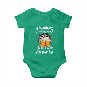 Bar Tab Darts Player Gift Baby Onesie Winning Money To Cover My Bar Tab TS12 Irish Green Print Your Wear