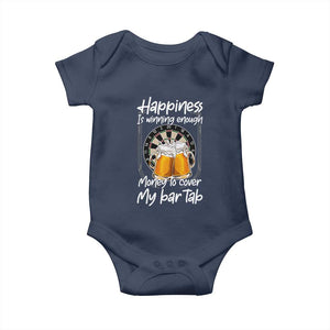 Bar Tab Darts Player Gift Baby Onesie Winning Money To Cover My Bar Tab TS12 Navy Print Your Wear