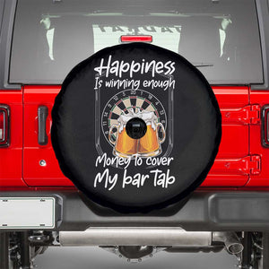 Bar Tab Darts Player Gift Spare Tire Cover Winning Money To Cover My Bar Tab TS12 Black Print Your Wear