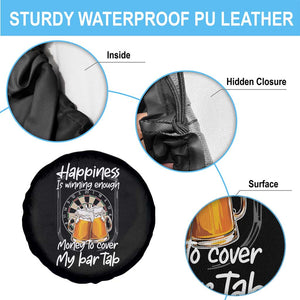 Bar Tab Darts Player Gift Spare Tire Cover Winning Money To Cover My Bar Tab TS12 Print Your Wear