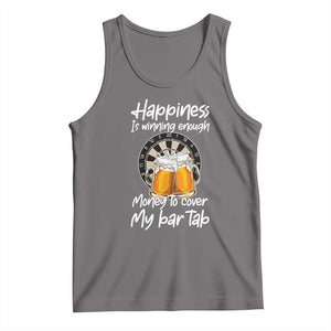 Bar Tab Darts Player Gift Tank Top Winning Money To Cover My Bar Tab TS12 Deep Heather Print Your Wear