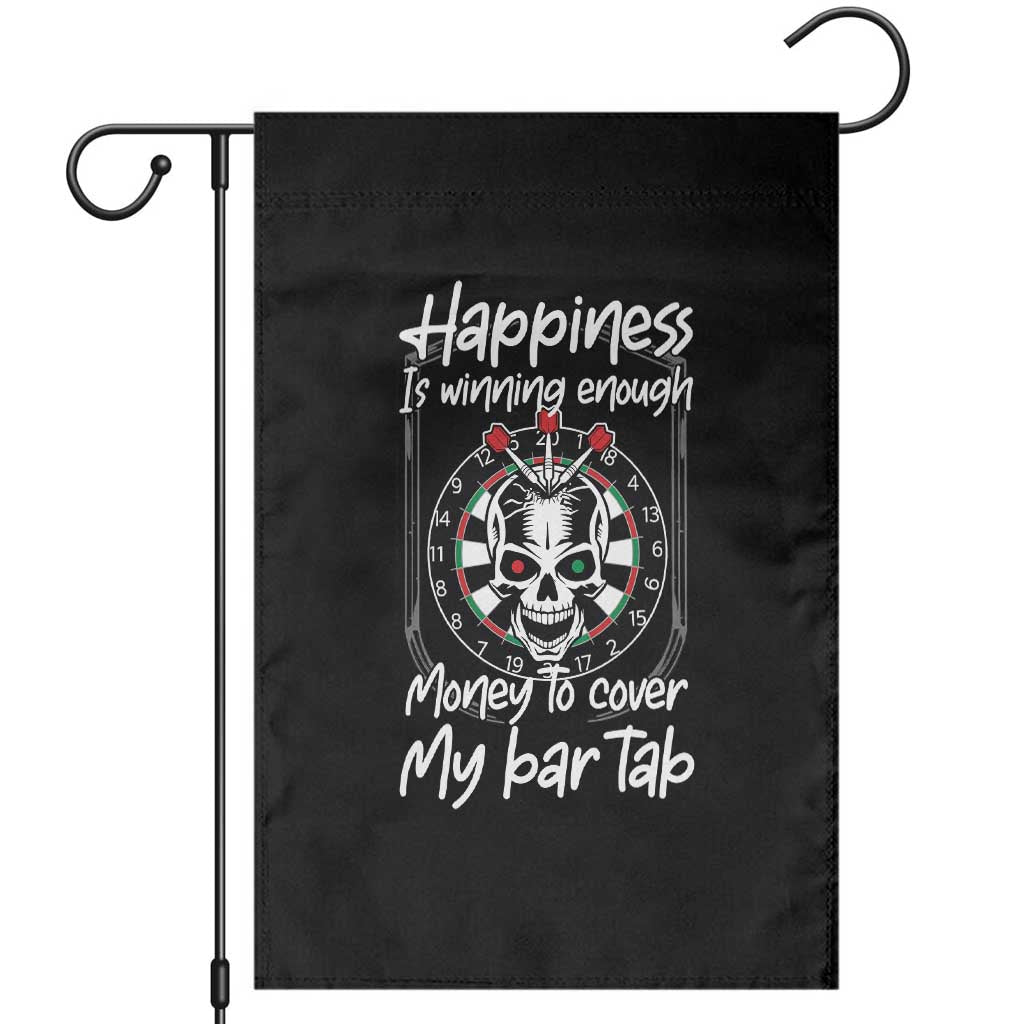 Darts Lover Drinking Game Garden Flag Winning Money To Cover My Bar Tab TS12 Black Print Your Wear