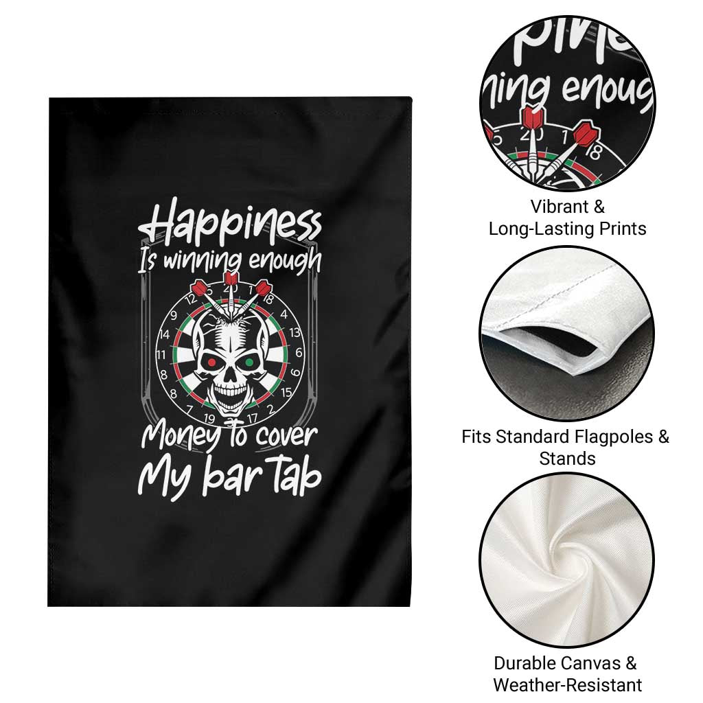 Darts Lover Drinking Game Garden Flag Winning Money To Cover My Bar Tab TS12 Print Your Wear