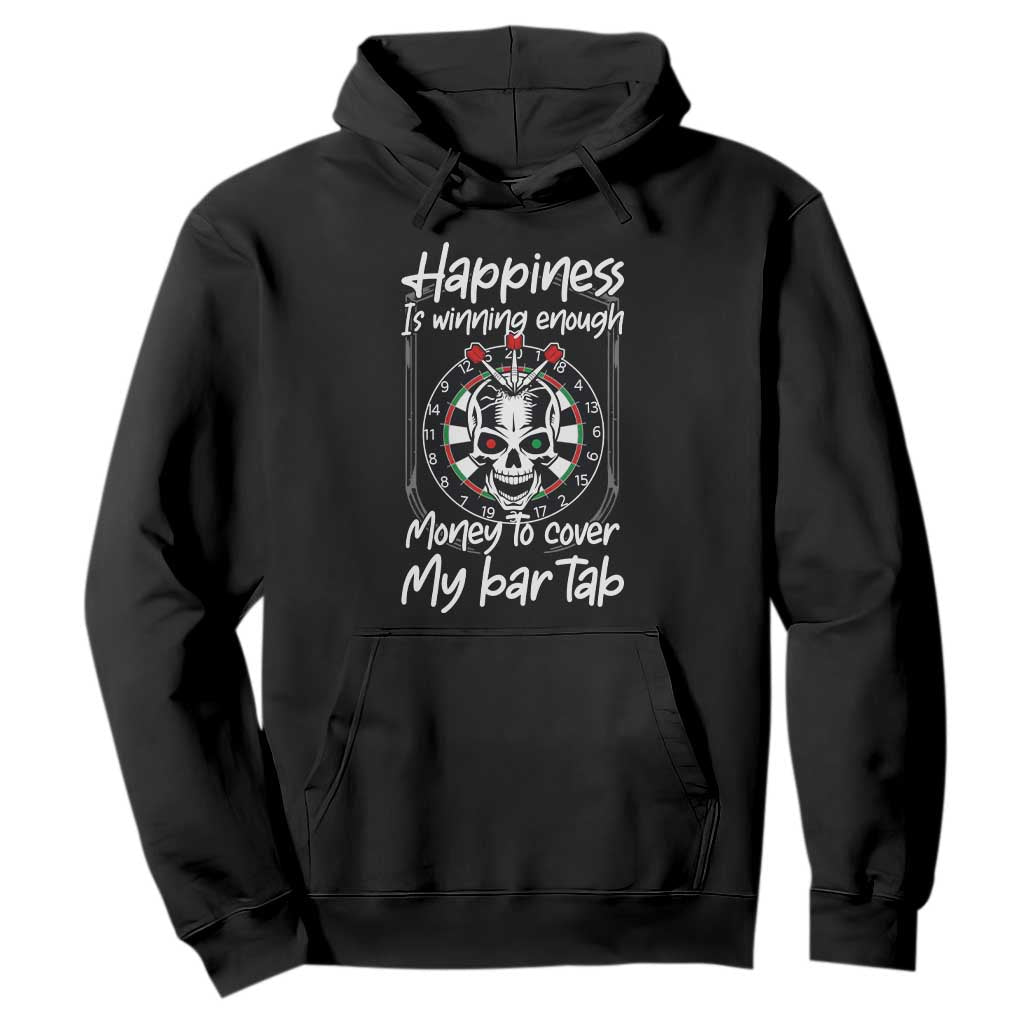 Darts Lover Drinking Game Hoodie Winning Money To Cover My Bar Tab TS12 Black Print Your Wear