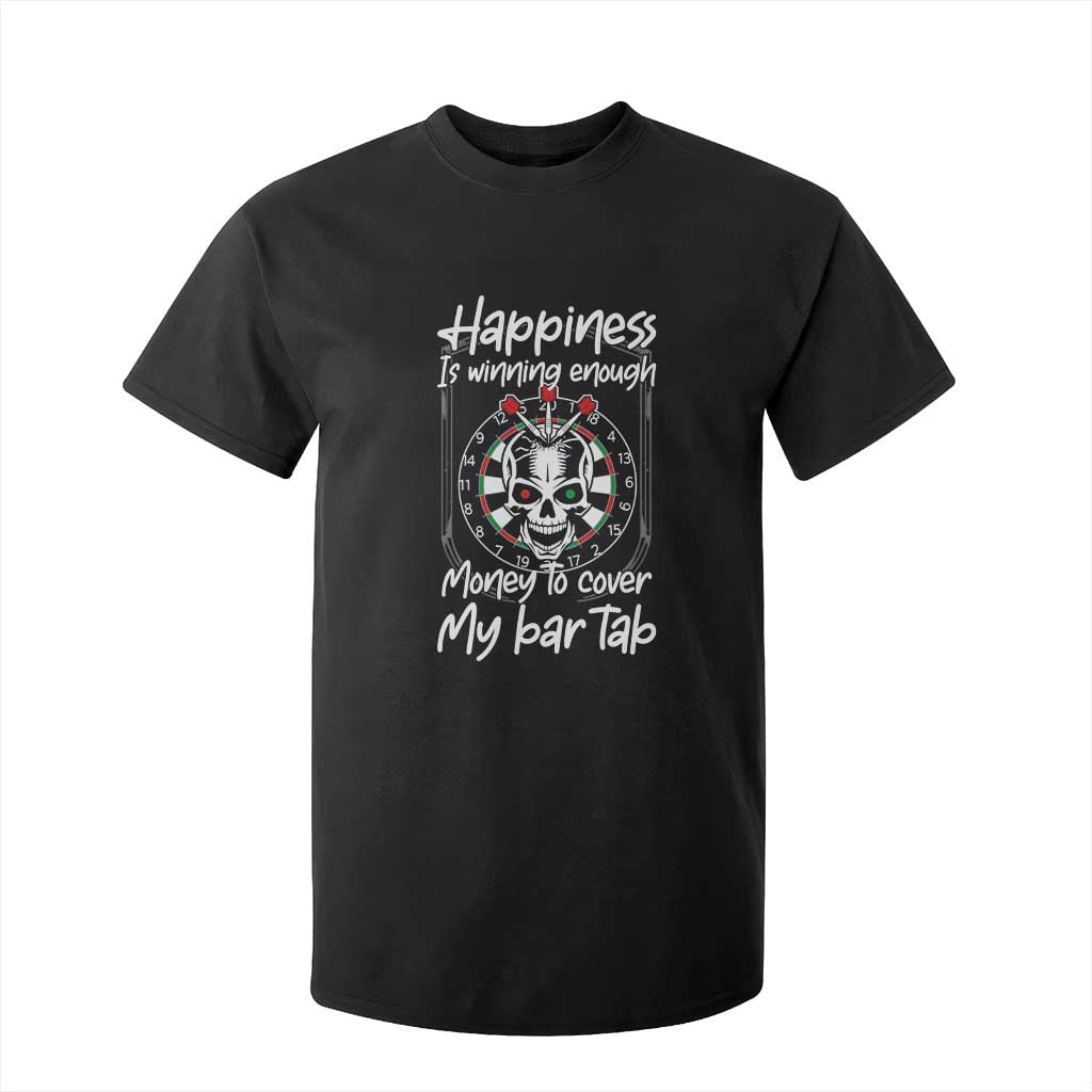 Darts Lover Drinking Game T Shirt For Kid Winning Money To Cover My Bar Tab TS12 Black Print Your Wear