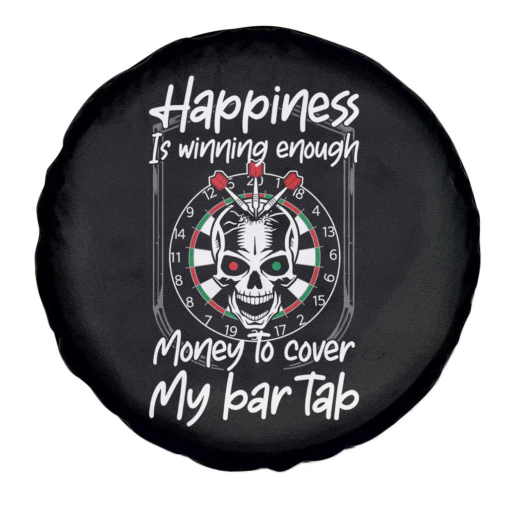 Darts Lover Drinking Game Spare Tire Cover Winning Money To Cover My Bar Tab TS12 Print Your Wear