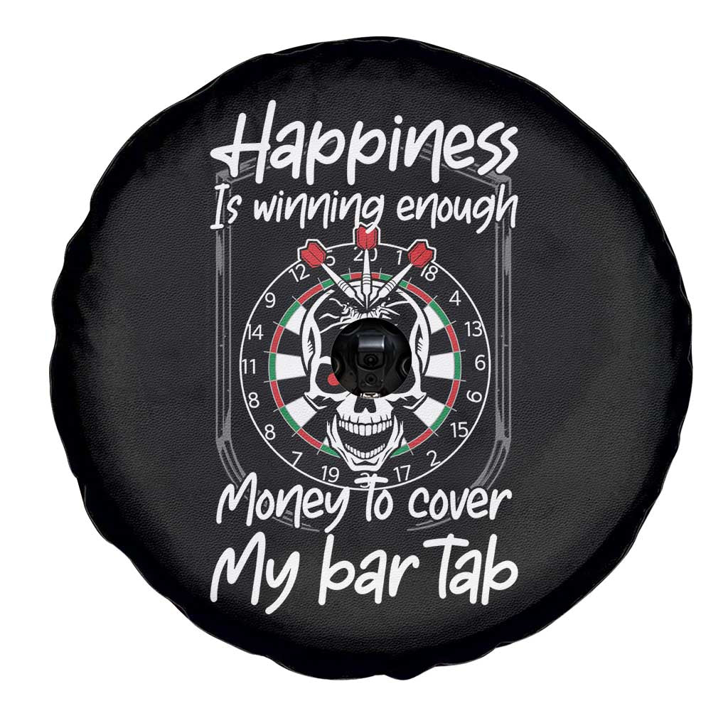 Darts Lover Drinking Game Spare Tire Cover Winning Money To Cover My Bar Tab TS12 Print Your Wear