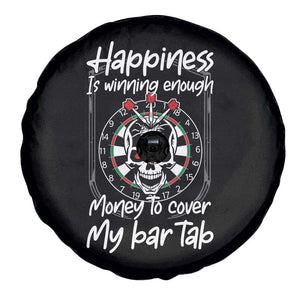 Darts Lover Drinking Game Spare Tire Cover Winning Money To Cover My Bar Tab TS12 Print Your Wear