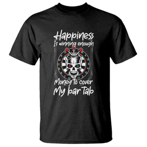 Darts Lover Drinking Game T Shirt Winning Money To Cover My Bar Tab TS12 Black Print Your Wear