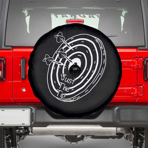 Funny Dirty Humor Dart Player Spare Tire Cover Just The Tip TS12 Black Print Your Wear
