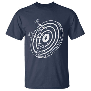 Funny Dirty Humor Dart Player T Shirt Just The Tip TS12 Navy Print Your Wear
