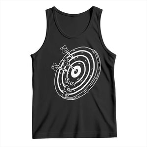 Funny Dirty Humor Dart Player Tank Top Just The Tip TS12 Black Print Your Wear