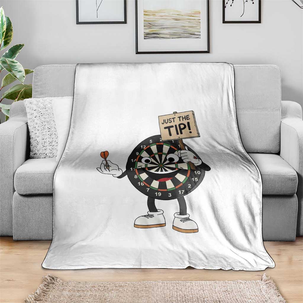 Just The Tip Quote Throw Blanket Dirty Humor Dartist Gift TS12 Print Your Wear