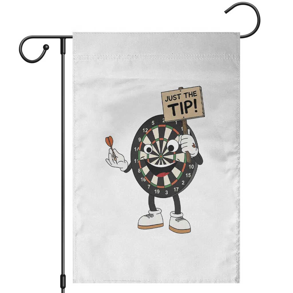 Just The Tip Quote Garden Flag Dirty Humor Dartist Gift TS12 White Print Your Wear