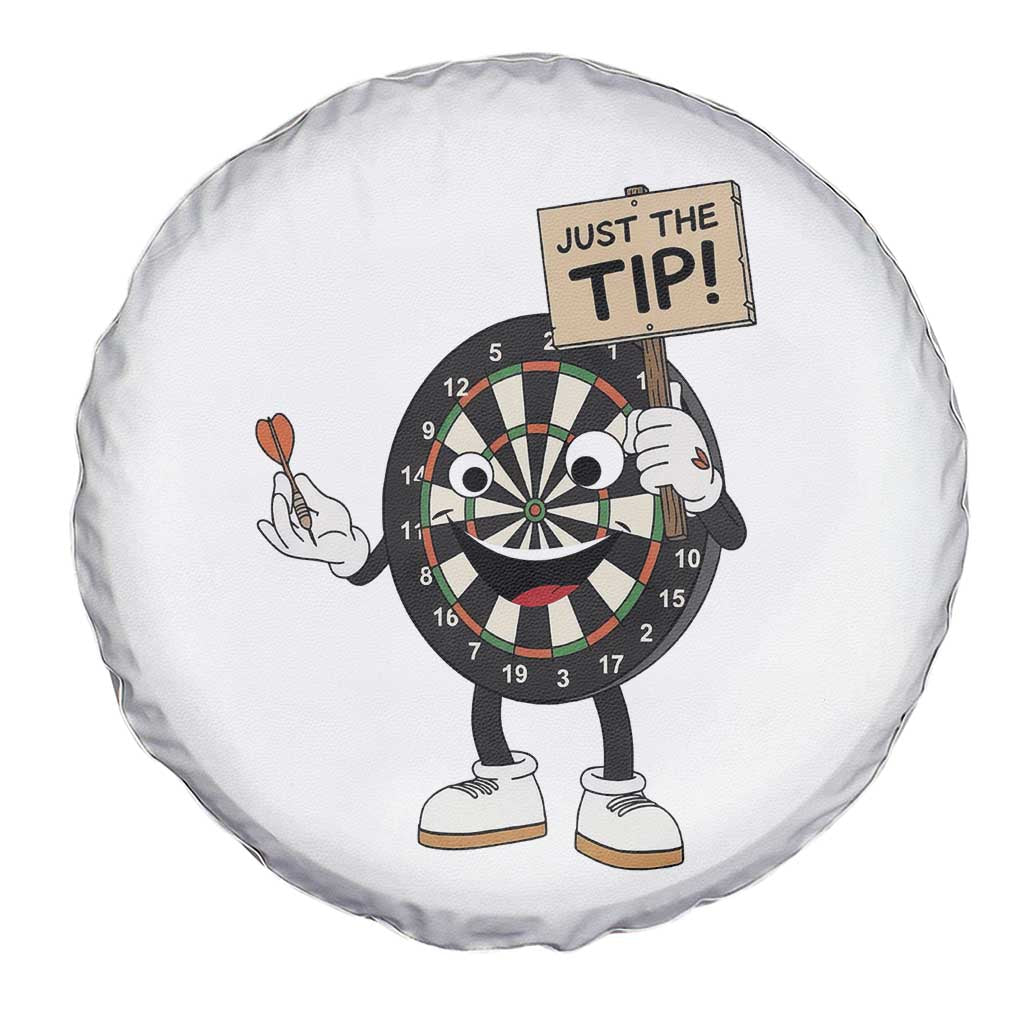 Just The Tip Quote Spare Tire Cover Dirty Humor Dartist Gift TS12 Print Your Wear