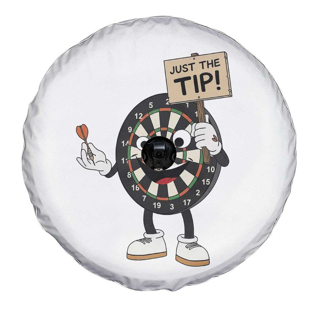 Just The Tip Quote Spare Tire Cover Dirty Humor Dartist Gift TS12 Print Your Wear