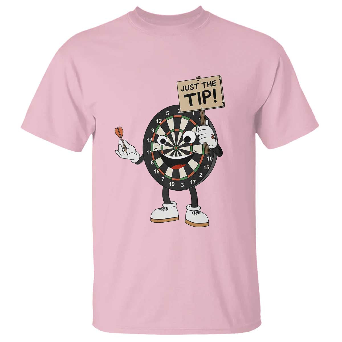 Just The Tip Quote T Shirt Dirty Humor Dartist Gift TS12 Light Pink Print Your Wear