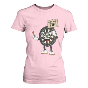 Just The Tip Quote T Shirt For Women Dirty Humor Dartist Gift TS12 Light Pink Print Your Wear