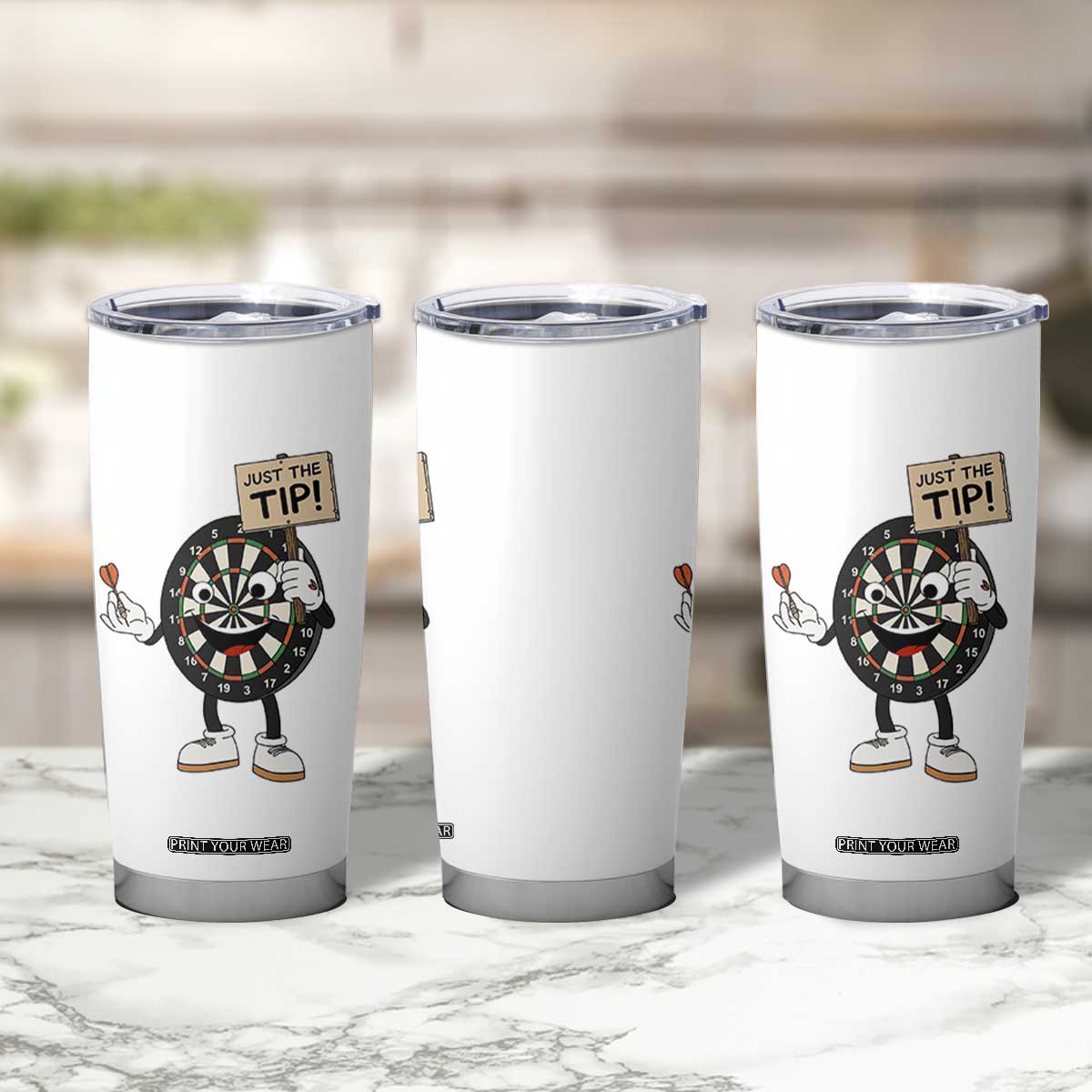 Just The Tip Quote Tumbler Cup Dirty Humor Dartist Gift TS12 Print Your Wear