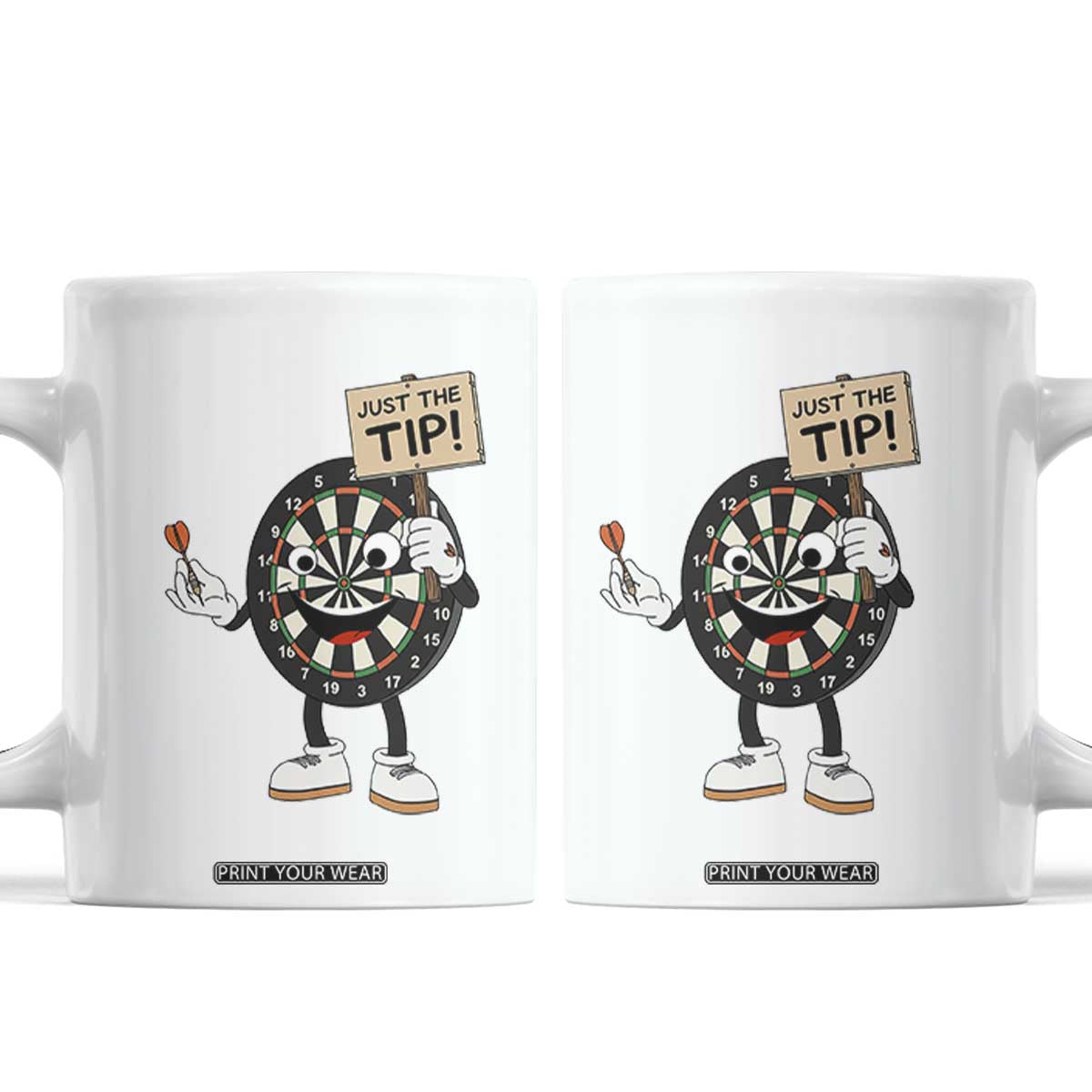 Just The Tip Quote Coffee Mug Dirty Humor Dartist Gift TS12 White Print Your Wear