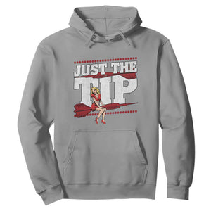 Funny Darts Player Gift Hoodie Just The Tip TS12 Sport Gray Print Your Wear