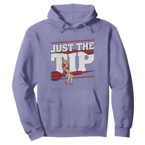 Funny Darts Player Gift Hoodie Just The Tip TS12 Violet Print Your Wear