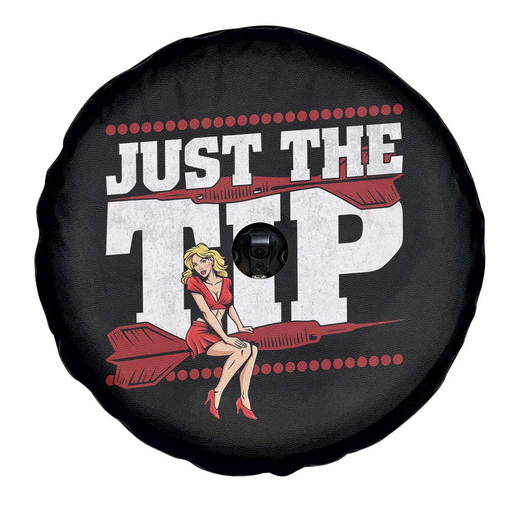Funny Darts Player Gift Spare Tire Cover Just The Tip TS12 Print Your Wear