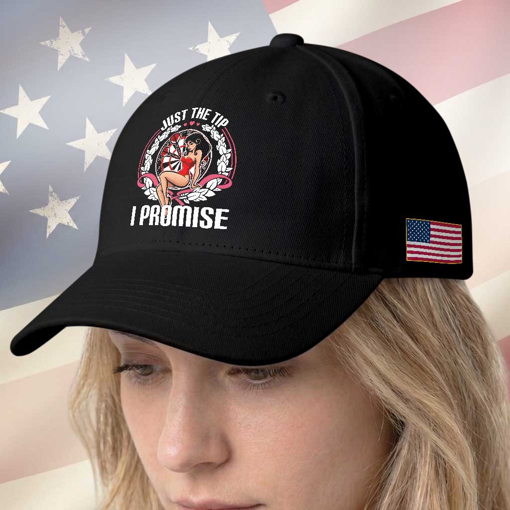 Just The Tip I Promise Baseball Cap Funny Dart Player Quote For Pub Fans TS12 Print Your Wear