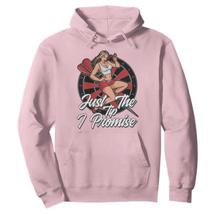 Just The Tip I Promise Hoodie Sexy Pin Up Girl Dartist Gift TS12 Light Pink Print Your Wear