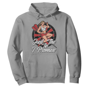Just The Tip I Promise Hoodie Sexy Pin Up Girl Dartist Gift TS12 Sport Gray Print Your Wear