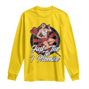 Just The Tip I Promise Long Sleeve Shirt Sexy Pin Up Girl Dartist Gift TS12 Daisy Print Your Wear