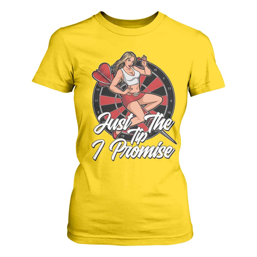Just The Tip I Promise T Shirt For Women Sexy Pin Up Girl Dartist Gift TS12 Daisy Print Your Wear