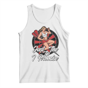 Just The Tip I Promise Tank Top Sexy Pin Up Girl Dartist Gift TS12 White Print Your Wear