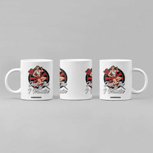 Just The Tip I Promise Coffee Mug Sexy Pin Up Girl Dartist Gift TS12 Print Your Wear