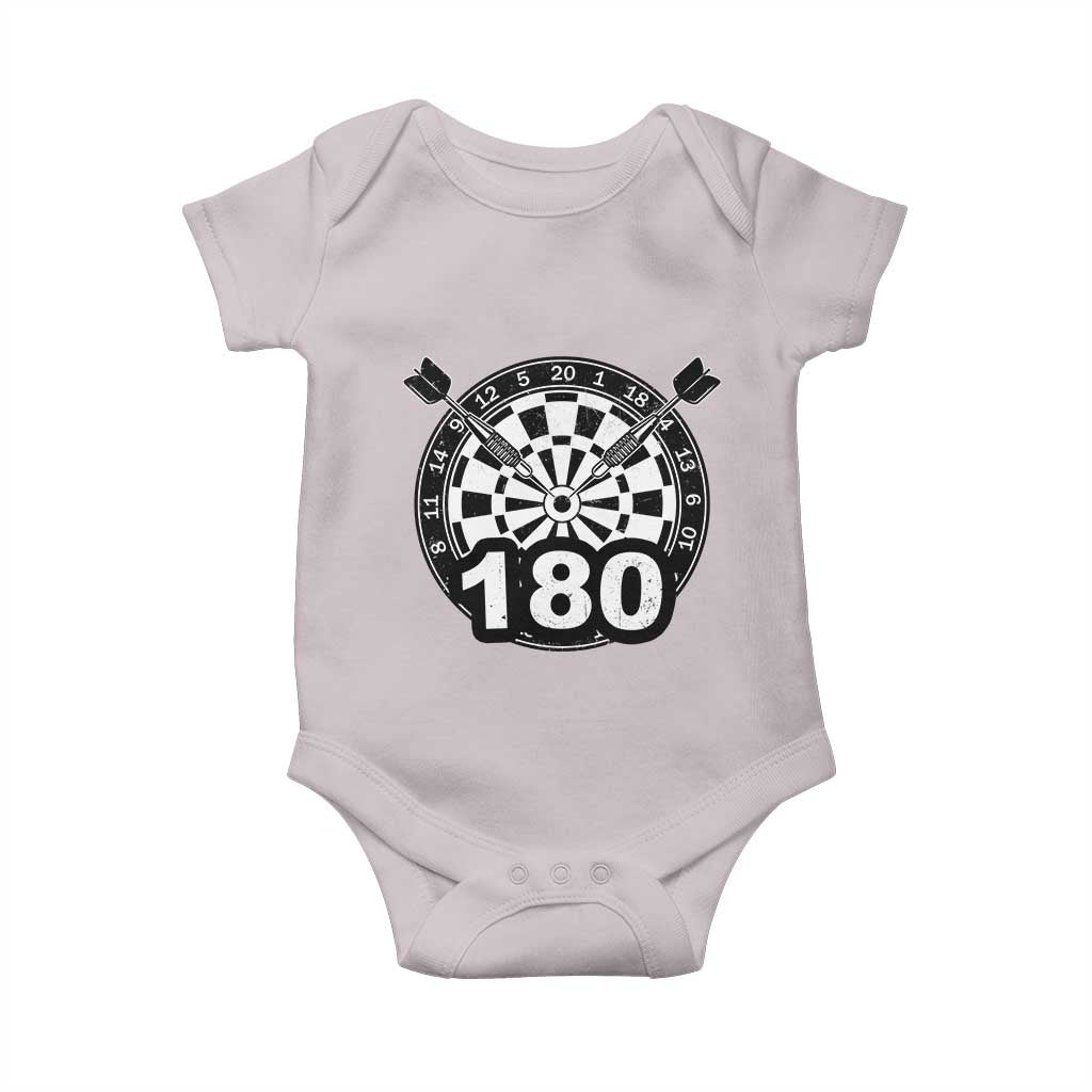 Funny Darts Max 180 Baby Onesie Dartist Darts Lover Gift TS12 Ice Gray Print Your Wear