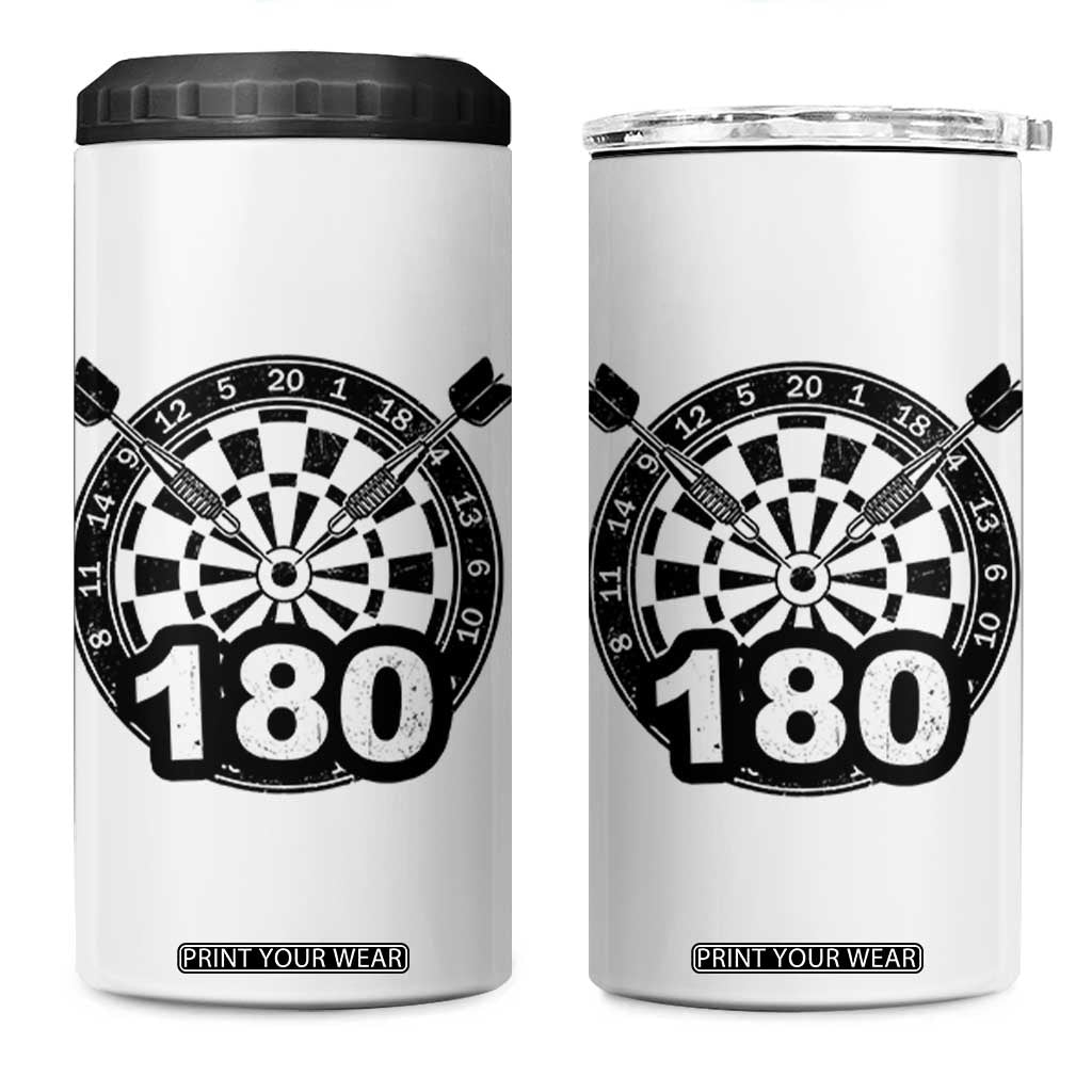 Funny Darts Max 180 4 in 1 Can Cooler Tumbler Dartist Darts Lover Gift TS12 One Size: 16 oz White Print Your Wear