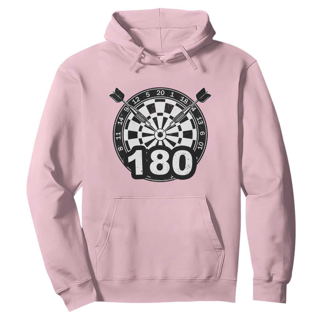 Funny Darts Max 180 Hoodie Dartist Darts Lover Gift TS12 Light Pink Print Your Wear