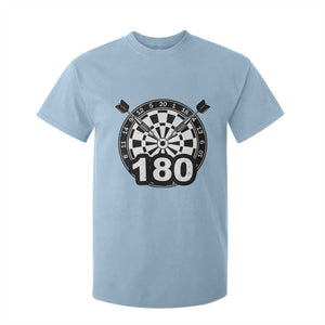 Funny Darts Max 180 T Shirt For Kid Dartist Darts Lover Gift TS12 Light Blue Print Your Wear
