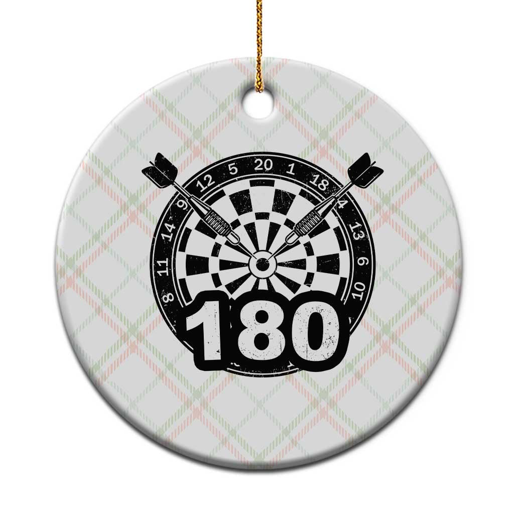 Funny Darts Max 180 Ceramic Ornament Dartist Darts Lover Gift TS12 1pc Christmas Plaid Print Your Wear