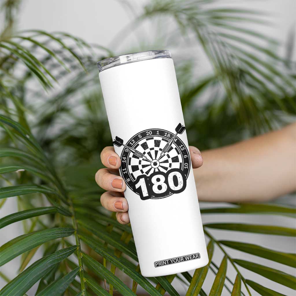 Funny Darts Max 180 Skinny Tumbler Dartist Darts Lover Gift TS12 Print Your Wear