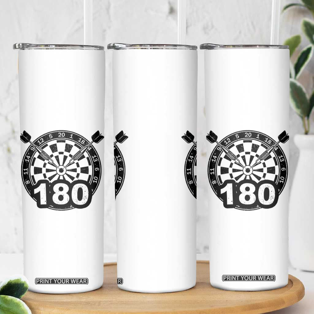 Funny Darts Max 180 Skinny Tumbler Dartist Darts Lover Gift TS12 Print Your Wear