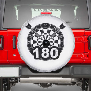 Funny Darts Max 180 Spare Tire Cover Dartist Darts Lover Gift TS12 White Print Your Wear