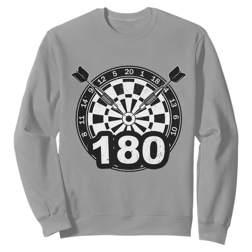 Funny Darts Max 180 Sweatshirt Dartist Darts Lover Gift TS12 Sport Gray Print Your Wear