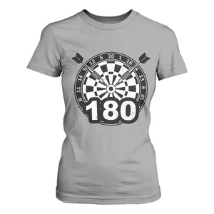 Funny Darts Max 180 T Shirt For Women Dartist Darts Lover Gift TS12 Sport Gray Print Your Wear