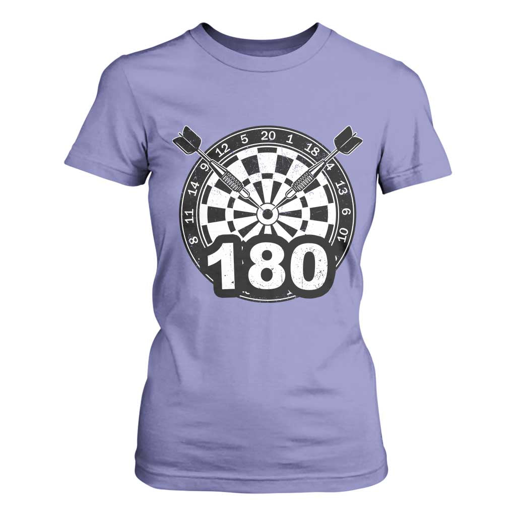 Funny Darts Max 180 T Shirt For Women Dartist Darts Lover Gift TS12 Violet Print Your Wear