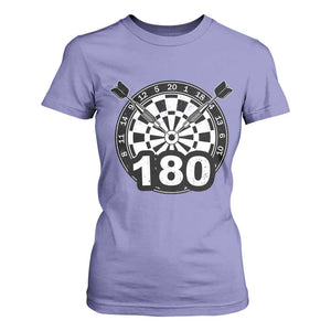 Funny Darts Max 180 T Shirt For Women Dartist Darts Lover Gift TS12 Violet Print Your Wear
