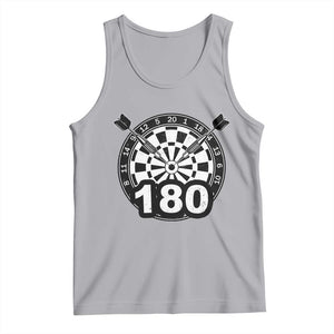 Funny Darts Max 180 Tank Top Dartist Darts Lover Gift TS12 Athletic Heather Print Your Wear
